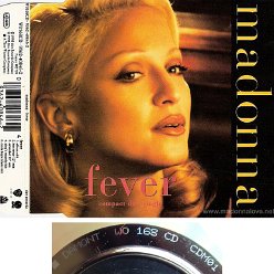 1992 Fever - CD maxi single (6trk) - Cat.Nr. W0168CD - UK (Damont WO 168 CD on back of CD)