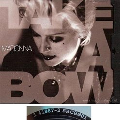 1994 Take a bow - CD maxi single Digipack (5-trk) - Cat.Nr. 9 41887-2 - USA (1 41887-2 SRC@@01 on back of CD)