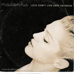 1995 Love don't live here anymore - Cardsleeve CD single (4-trk) - Cat.Nr. 9362 436929 - France (9362-43692-9 WME on back of CD)