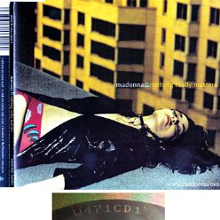 1999 Nothing really matters - CD maxi single (3-trk) - Cat.Nr. W471CD1 - UK (W471CD1 CDPUK on back of CD)