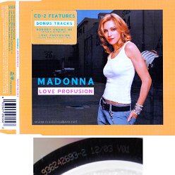 2003 Love profusion  - CD maxi single (3-trk) - Cat.Nr. 9362-42693-2 - Germany (9362426932 12_03 V01 on back of CD)