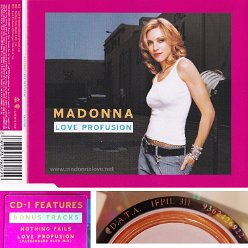 2003 Love profusion  - CD maxi single (3-trk) - Cat.Nr. 9362426922 - Australia (Sticker w nr + DATA IFPIL 311 9362426922 on back of CDO)
