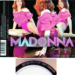 2005 Hung up - CD maxi single (2-trk) - Cat.Nr. W695CD1 - UK (B27492 BP-27181 TSDC W695CD1 on back of CD)