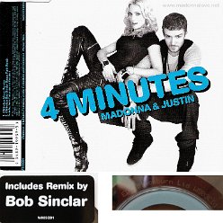 2008 4 Minutes  - CD maxi single (2-trk) - Cat.Nr. W803 CD1 - UK (EDC Blackburn Ltd on back of CD + W803CD1)