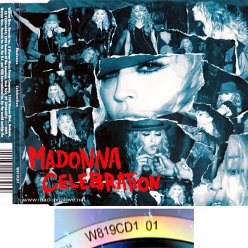 2009 Celebration - CD maxi single (1-trk) -  Cat.Nr. W819CD1 - UK (W819CD1 01 Sony DADC on back of CD)