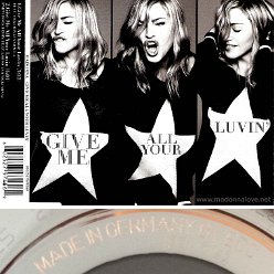 2012 Give me all your luvin - CD maxi single (2-trk) -  Cat.Nr. 0602527974569 - Germany (Made in Germany by EDC on spine CD)