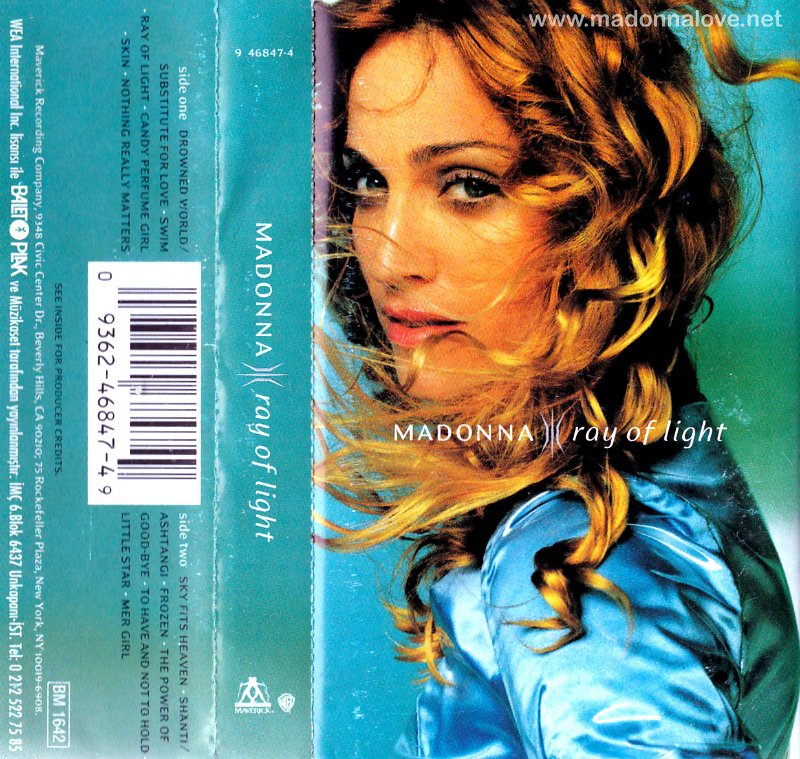 1998 Ray of light Cassette Album - Cat.Nr. 9 46847-4 - Turkey