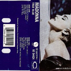 1986 True blue Cassette Album - Cat.Nr. 92 54424 - Canada