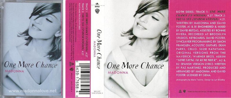 1995 One more chance Casette Single - Cat.Nr. W0337C - UK