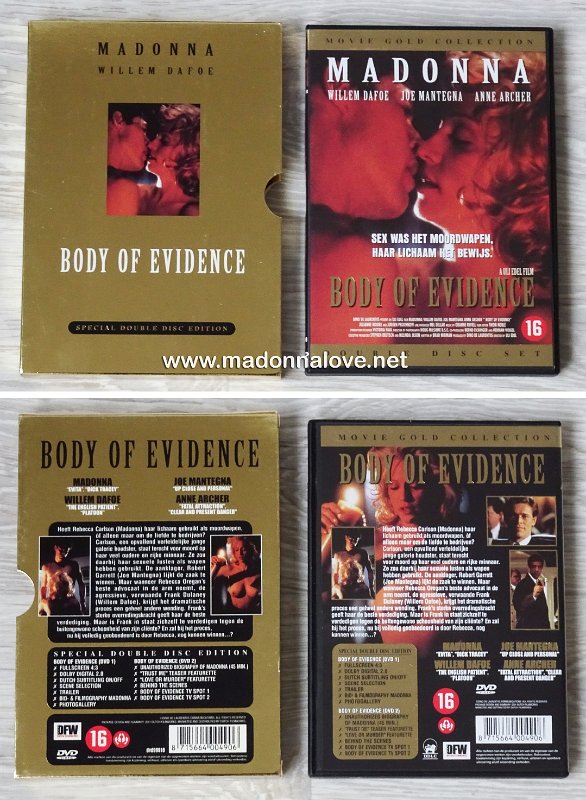 1993 Body of evidence (special double disc edition) - Cat.Nr. dvd99918 - Holland