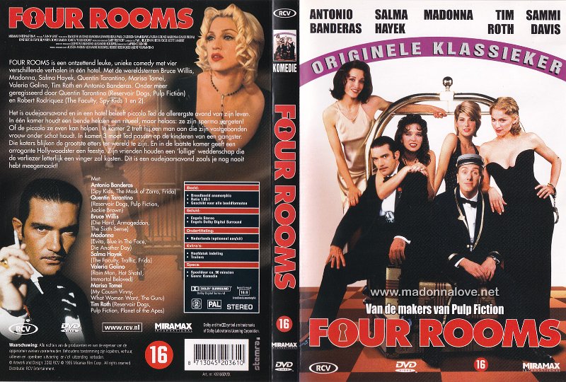 1994 Four Rooms - Cat.Nr. K6166DVD - Holland