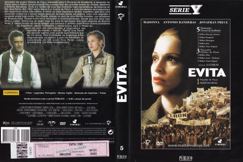 1996 Evita - Barcode 560222730083000005 - Portugal