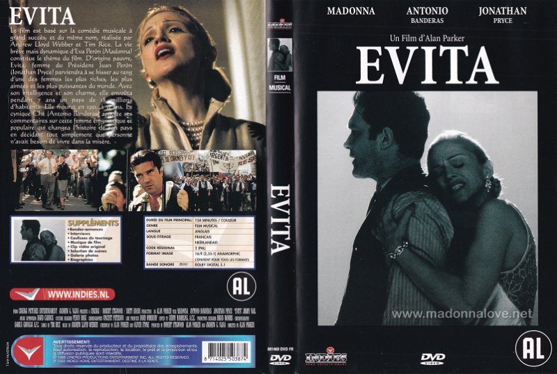 1996 Evita - Cat.Nr. 001469 DVD FR - France