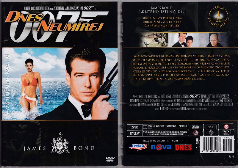 2002 Die another day (Dnes Neumirej) - 1 disc edition DVD slim case - EAN 8594163150013 - Czech Republic