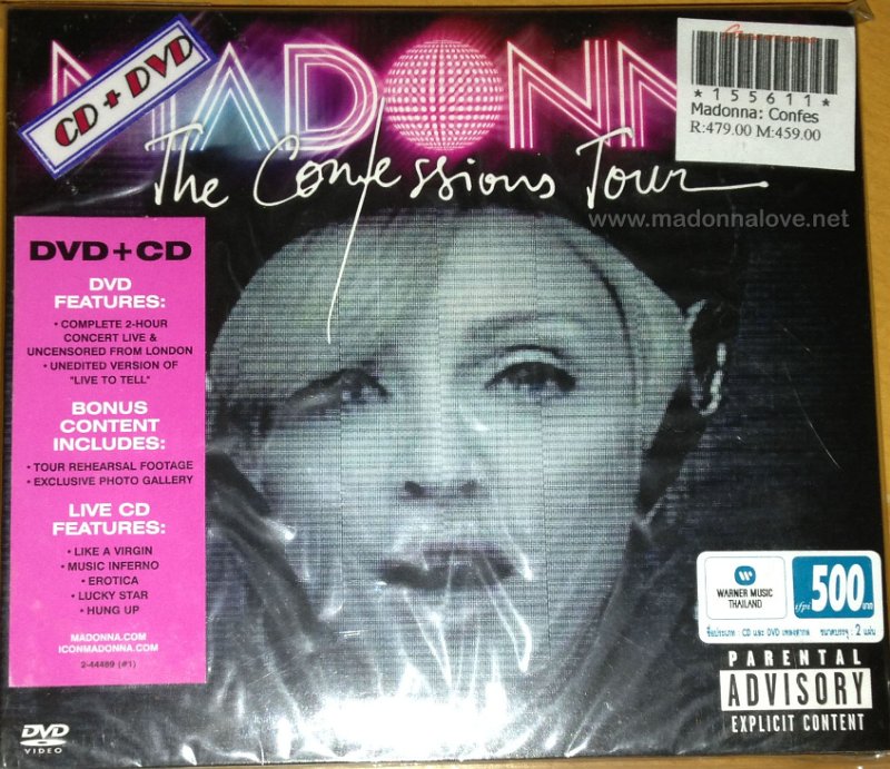 2007 Confessions tour Digipack - Cat.Nr. 44489-2 - Thailand