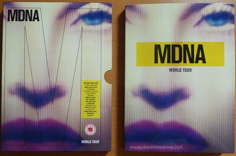 2013 MDNA Tour Deluxe (DVD + 2CD) - Cat. Nr. 06022537489244 - Europe