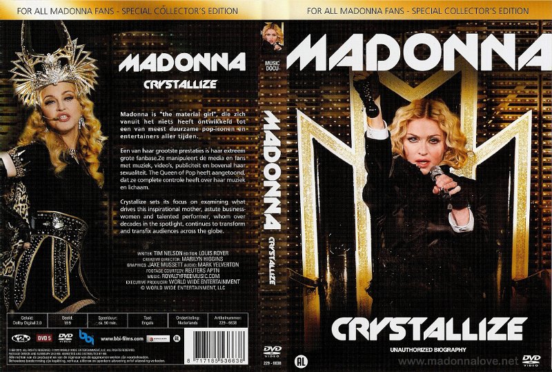 2012 Madonna Crystallize - Cat.Nr. 8717185536638 - Holland