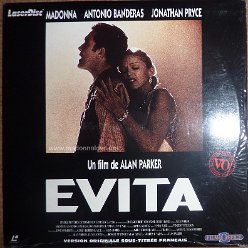 Evita 1996 Laserdisc - Cat. Nr. EDV3 - France