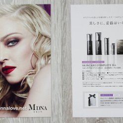 2017 - MDNA Skin - skincare complete kit promotional flyer (Japan)