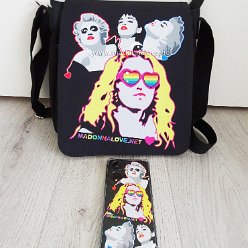 MadonnaLove merchandise - Bag & phone cover (2023 Celebration tour edition)