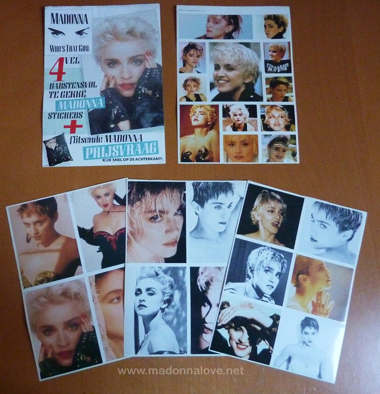 1987 - Official Sticker booklet - 4 sheets