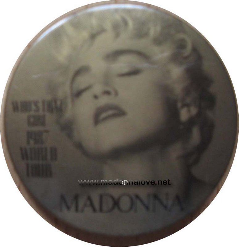 1987 - Official Who's that girl tour button