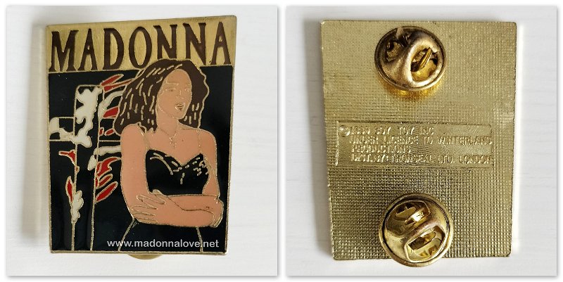 1989 - Like a prayer official Boy Toy Inc pin