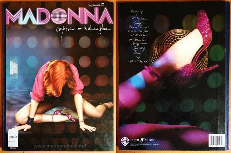 2005 Confessions on a dance floor album - Official Music book sheets  - ISBN 0-571-52582-2