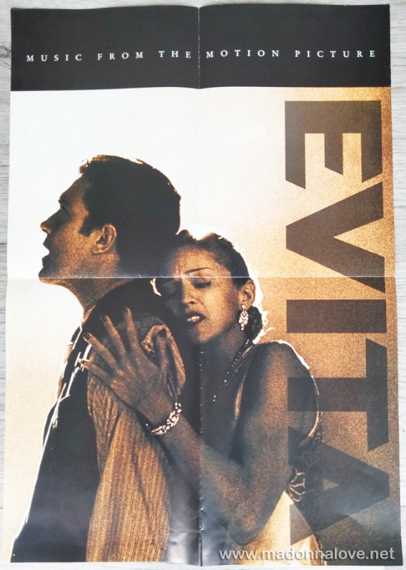 1996 Evita promotional poster (Sweden)