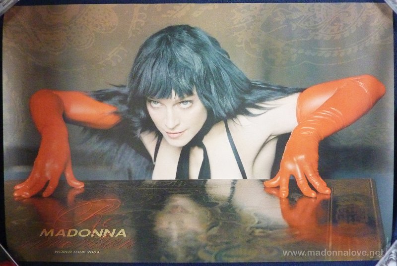 2004 Re-invention tour official tourmerchandise poster