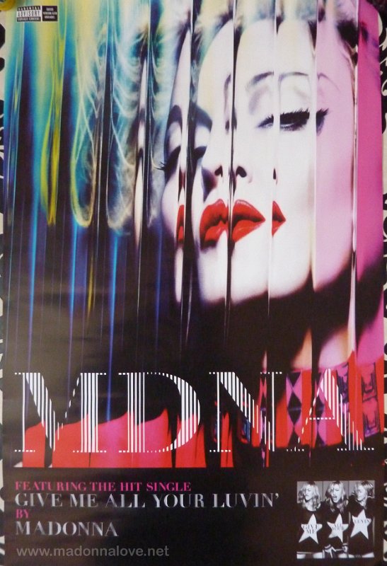 2012 MDNA promotional Poster
