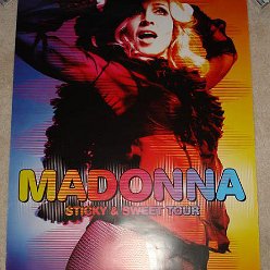 2008 Sticky & Sweet tour official tourmerchandise poster