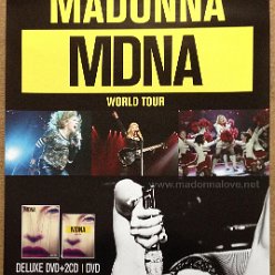 2013 MDNA Tour promotional store poster Hong Kong