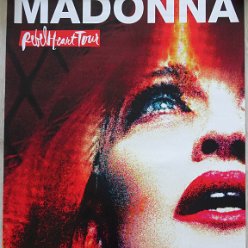 2017 RebelHeart Tour official promotional poster (ICONIC backdropvideo version)