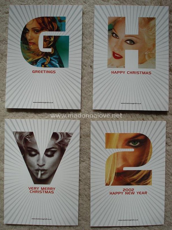 2001 - GHV2 Promotional postcards