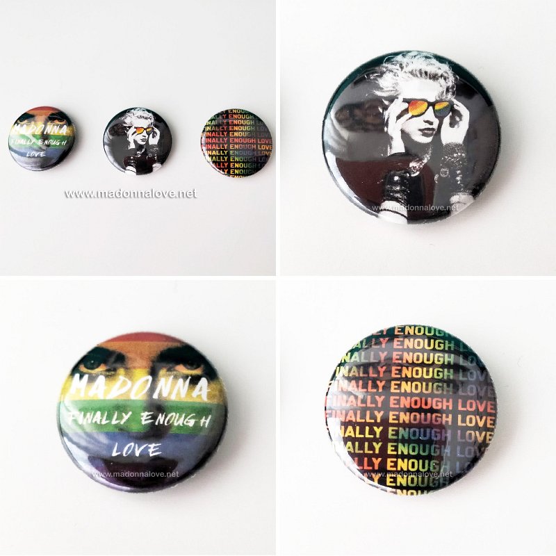 2022 - Finally Enough Love promotional button set