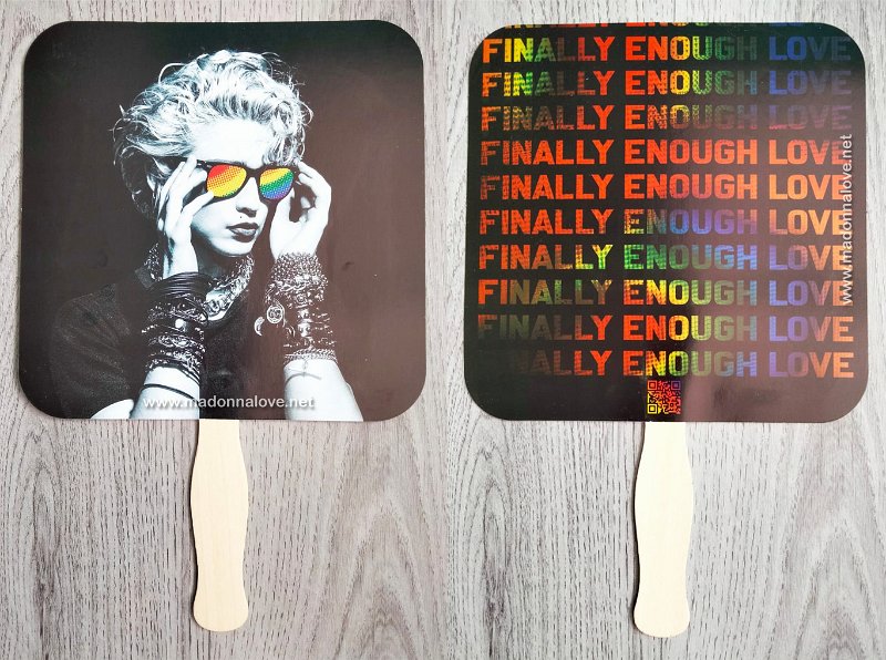 2022 - Finally Enough Love promotional cardbox lollipop flyer