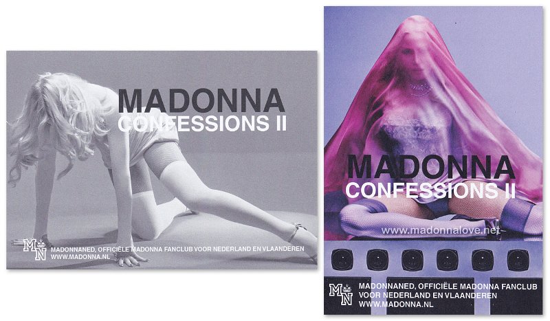 2026 - MadonnaNed postcards CONFESSIONS II releaseparty