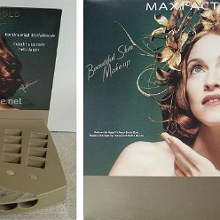 1999 - Maxfactor gold promotional display