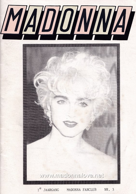 Madonna fanclub Nederland fanzine - 1e jaargang nr. 3