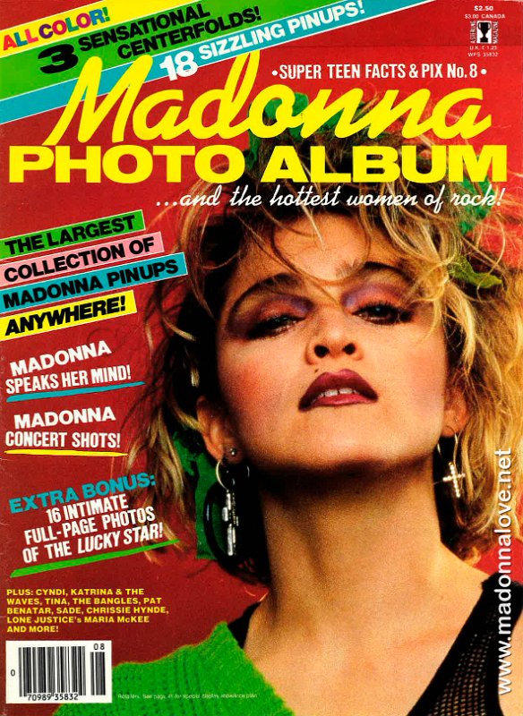 1985 - Super Teens Facts & Pix No 8 - Madonna photo album - USA