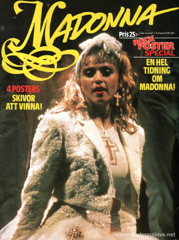 1985 Madonna Rock poster special - Sweden