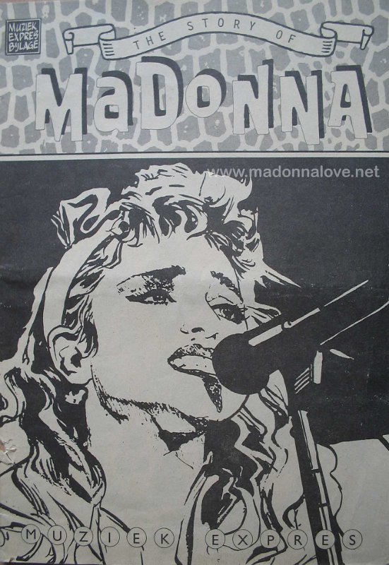 1985 Muziek Express - The Madonna story comic book - Holland