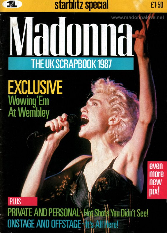 1987 Starblitz special Madonna the UK scrapbook 1987 - UK