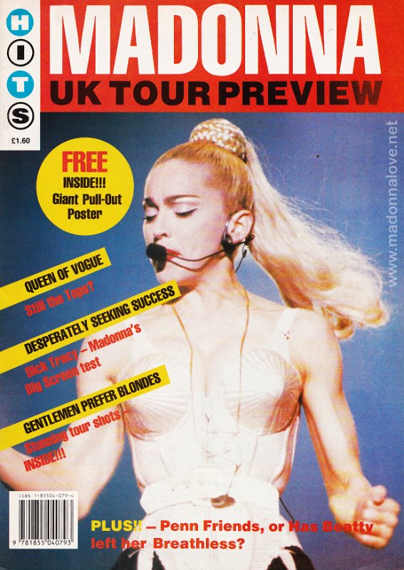 1990 Madonna UK tour preview - UK