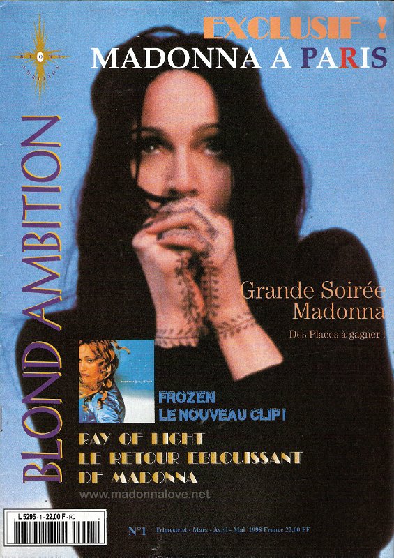 1998 Blond ambition - #1 March-April-May - France