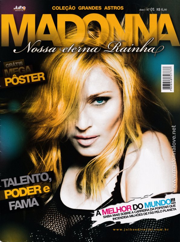 2012 - Madonna Colecao grandes astros - Nossa eterna Rainha - Brazil