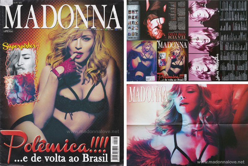 2012 Madonna Polemica postermagazine - Brazil
