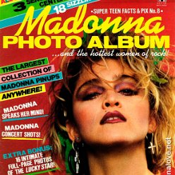 1985 - Super Teens Facts & Pix No 8 - Madonna photo album - USA