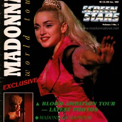 1990 Screen stars Madonna world tour exclusive - Volume 1 #1 - UK